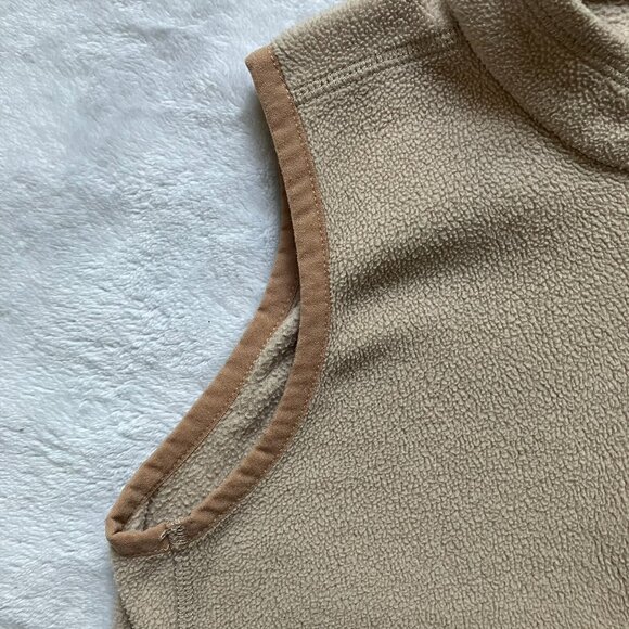 Papa Kids 4T 5T Beige Fleece Vest Zip-Up GUC Toddler Layer Size 110 - Picture 5 of 16